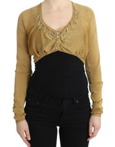Cavalli Gold embellished gold shrug -   -  Cavalli.